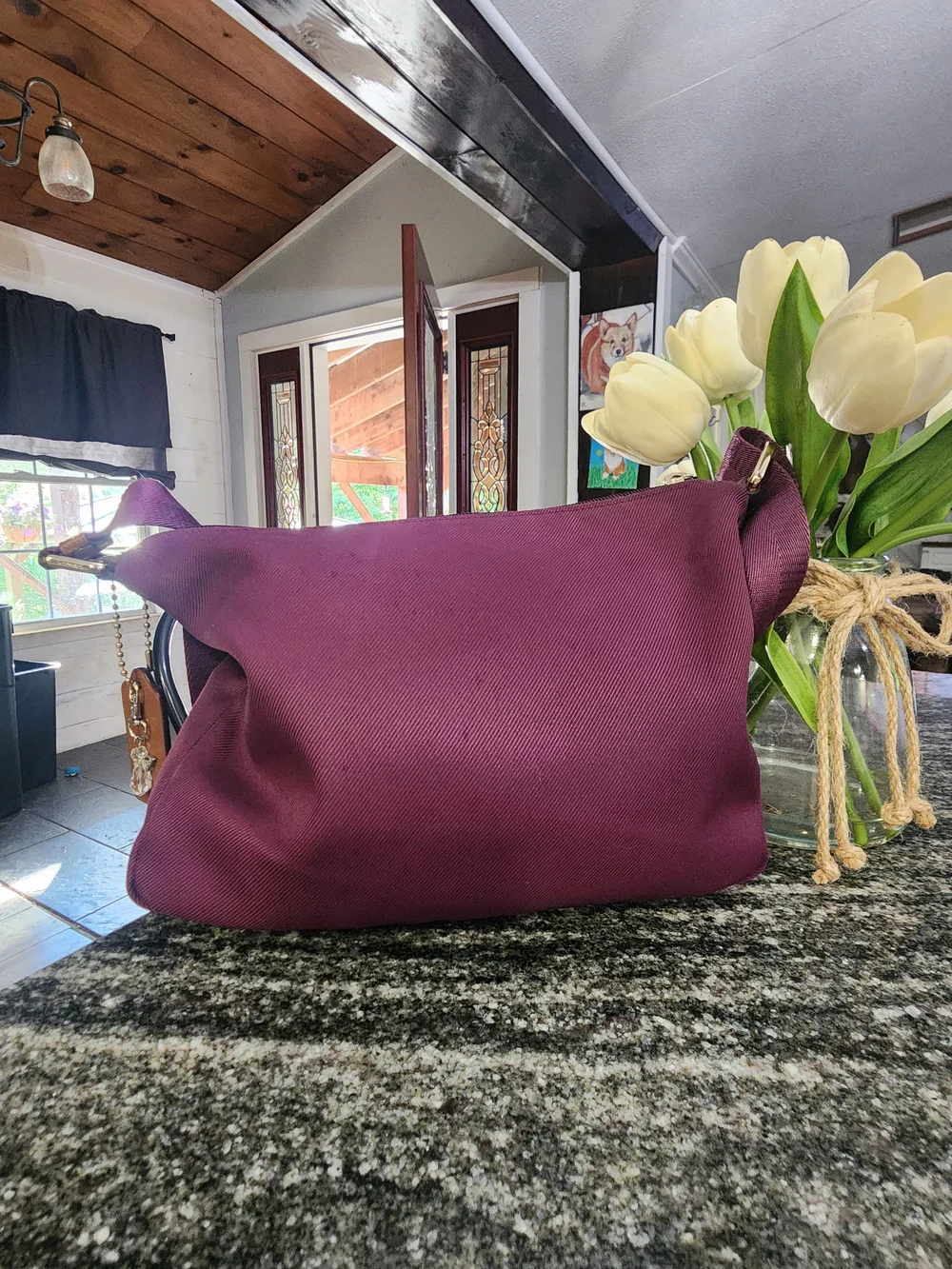 Coach purple crossbody